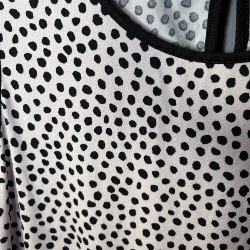 🎭 3/$20 Kate Spade New York Polka Dot Pajama Top Pink XL - Picture 2 of 5
